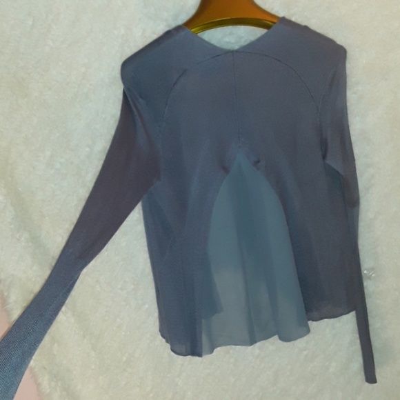 SimplyVera Periwinkle sweater/ top cover up - Picture 6 of 6